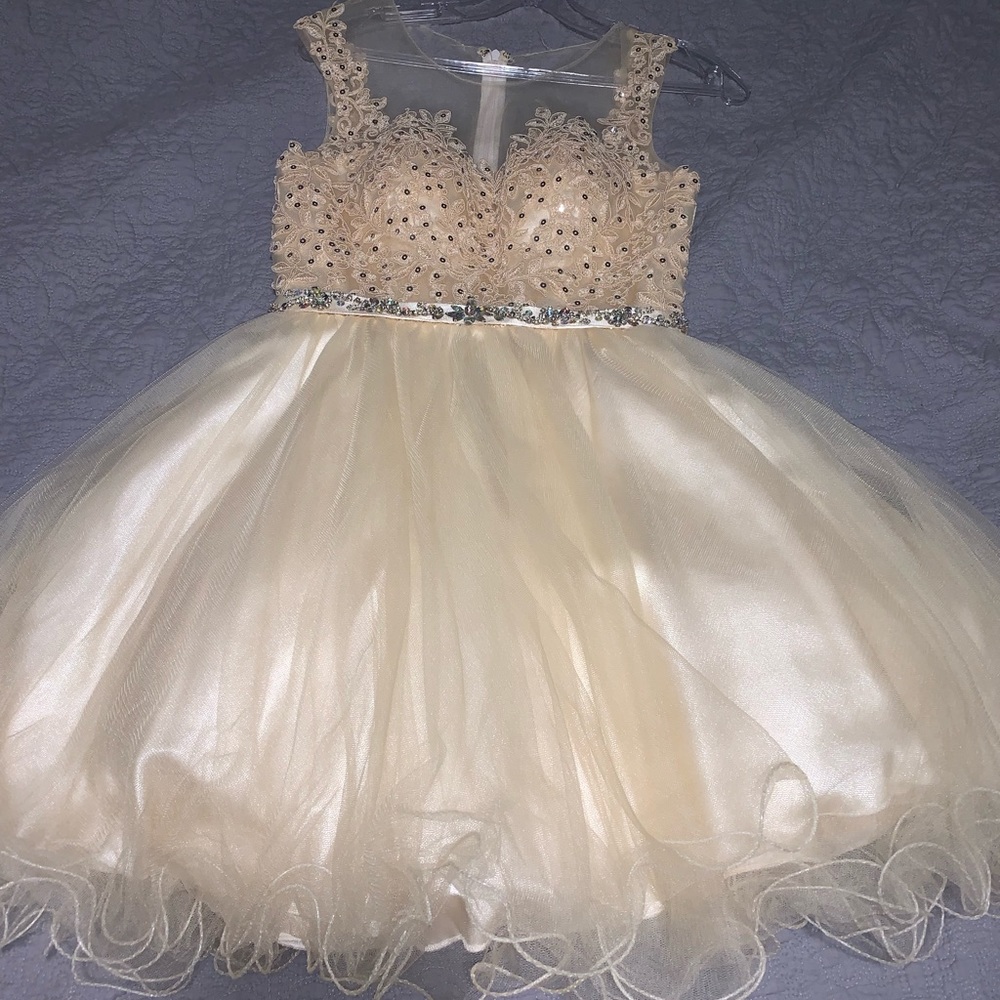 champagne  dress